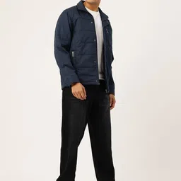 Monte Carlo Solid Mock Collar Padded Jacket image 3