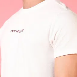 V-Mart Men Solid Round Neck Cotton T-shirt image 5