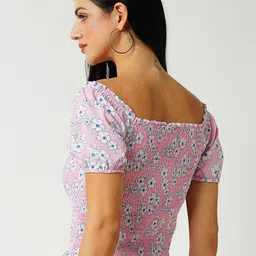 Kraus Jeans Floral Printed Crop Top image 5