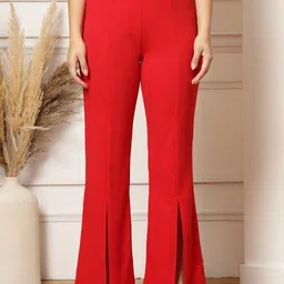 aayu Women Relaxed High-Rise Trousers-image-53