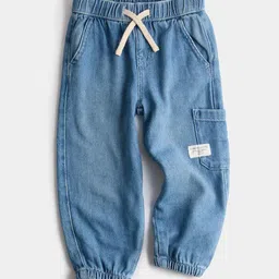 Marks & Spencer Boys Relaxed Fit High-Rise Cargo Jeans-picture-48