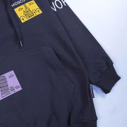 KiddoPanti Boys Printed Hooded Sweatshirt image 4