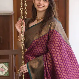 Moda Rapido Ethnic Motifs Designer Saree image 4