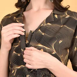 GOLDSTROMS Floral Print V-Neck Midi Dress image 4