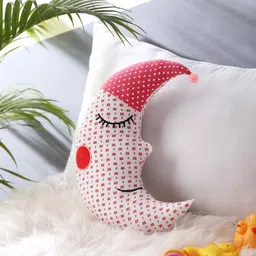 Oscar Home Moon Shaped Cushion - White Pink-picture-15