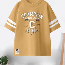 CODEZ Boys Drop-Shoulder Sleeves Pure Cotton T-shirt-picture-40