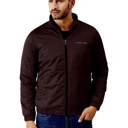 JUMP USA Stand Collar Lightweight Quilted Jacket-image-37