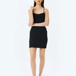 Koton Shoulder Straps Bodycon Dress-image-4