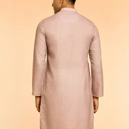 Diwas by Manyavar Men Printed Mandarin Collar Straight Kurta image 5