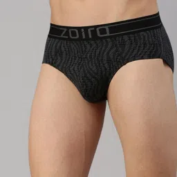 Zoiro Printed Modal Mid-Rise Basic Briefs image 5