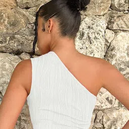 Stylecast X Slyck One Shoulder Fitted Top image 2