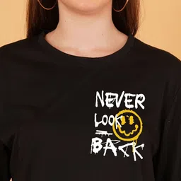 Kushi Flyer Women Pack of 2 Naruto Graphic Printed Round Neck Relaxed Fit T-shirts image 5