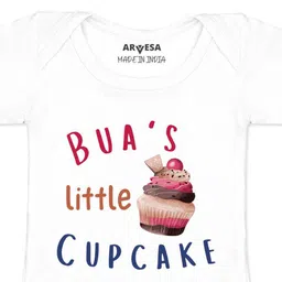 Arvesa Bua Little Cupcake Printed Baby Romper image 2