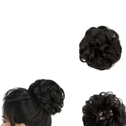 VIEWS Halo Way Bun Hair Extension - Black - 6 Inch-picture-28
