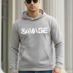 Leotude Men Printed Hooded Sweatshirt-image-21