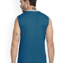 FTX Pack Of 4 Color Blocked Round Neck Gym Vests 709-9_709-10_709-15_709-16-S image 2