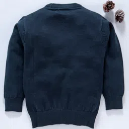 Mom's Love Full Sleeves Sweater Batman Design - Navy image 2