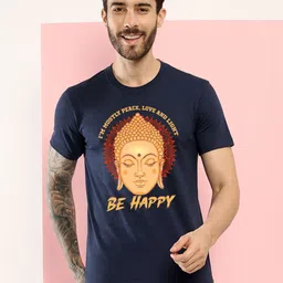 T.T. Men Graphic Printed Round Neck Cotton Slim Fit T-shirt-picture-12