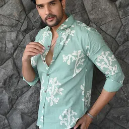 Style Matters Men Standard Floral Opaque Printed Casual Shirt image 3