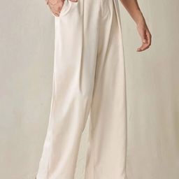 Next One Men Smart Loose Fit Easy Wash Pleated Trousers-picture-18