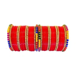 SAND Set Of 40 Glass Artificial Stones Bangle-image-72