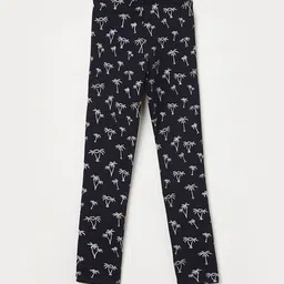 Fame Forever by Lifestyle Girls Pack of 2 Printed Skinny Cotton Leggings image 2