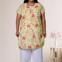 myplusfashion Women Floral Printed Kurta-picture-26