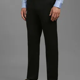 Louis Philippe Men Slim Fit Slim Fit Formal Trousers image 4