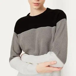 max Women Colourblocked Pullover image 1