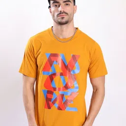 Bene Kleed Men Typography Printed Applique T-shirt-picture-29
