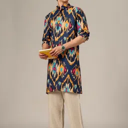 DENNISON Men Printed Indie Prints Kurta-image-47