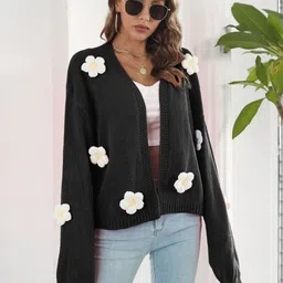 Oh Rare Women Floral Embroidered Front-Open-picture-44