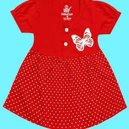 KidzzCart Polka Dot Print Fit & Flare Dress image 2