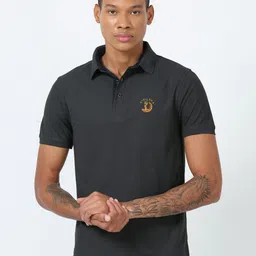 STELLERS Men Solid Polo Collar T-Shirt-image-41