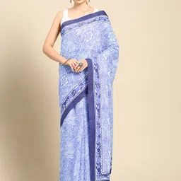 BUTA BUTI Floral Pure Cotton Saree-picture-43