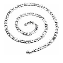 Heer Collection Unisex Stainless Steel Necklace image 1