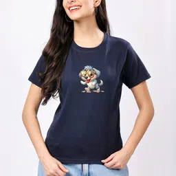 Moda Rapido Women Printed T-shirt-image-15
