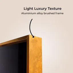 the next decor The Next Dcor Golden Deer With Golden Tree Glass Finish Landscape Wall Art image 5