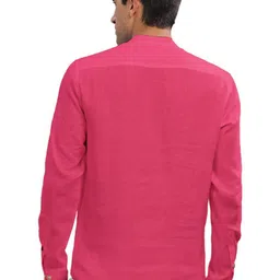 BHUVIKOO Mandarin Collar Roll Up Sleeves Kurta image 5