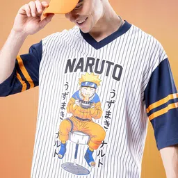 Bewakoof Naruto Printed Oversized Cotton T-shirt-picture-28