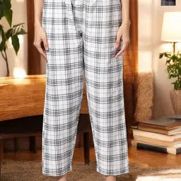 Kryptic Women Pack Of 2 Pure Cotton Mid-Rise Lounge Pants-picture-23