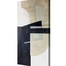 999Store Black & White Canvas Abstract Wall Paintings image 3