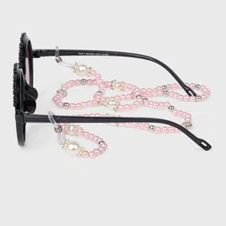 DukieKooky Unisex Kids Black Lens & Black Round Sunglasses with image 4