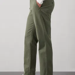 Red Flame Men Relaxed Fit Mid Rise Trousers image 4