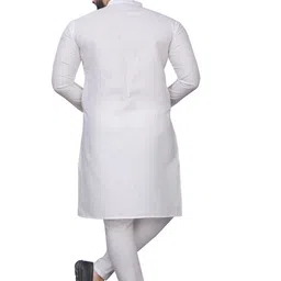 WELL TEX Men Solid Daily Straight Kurta image 4