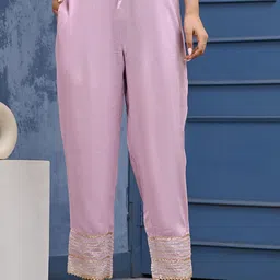 HERE&NOW Women Loose Fit Pleated Trousers-picture-28