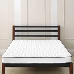 COIRFIT White Quilted Bonnell Spring Medium Firm Double Size Orthopedic Mattress-image-3