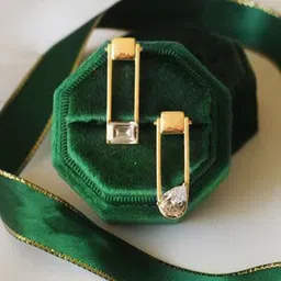 Just Lil Things Contemporary Shaped Drop Earrings-image-63