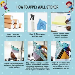 WENS Giraffe Height Measurement Removable Wall Sticker - Yellow image 5