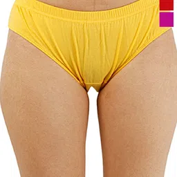 Diving Deep Women Pack of 3 Cotton Low-Rise Hipster Briefs-image-19